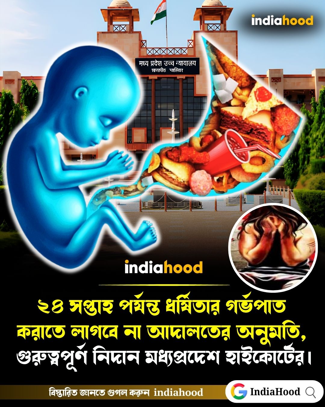 ২৪ সপ্তাহ পর্যন্ত গর্ভপাত করাতে লাগবে না আদালতের অনুমতি